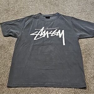 Stussy Vintage Tee Shirt Size Small Grey